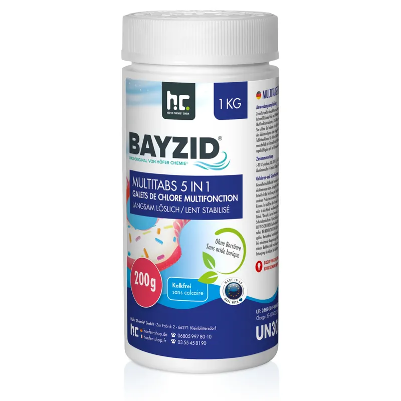 1 kg BAYZID® Multitabs 5in1, 200g Knallerangebot