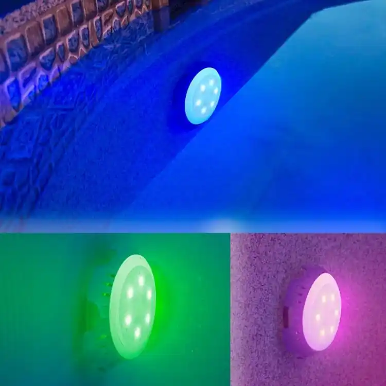 Super-Preis Farb-LED-Projektor zum Anschluss an das Pool-Rückschlagventil Gre LEDRC