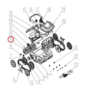 E-TRON i30 Reinigerwalzen-Set Kostenloser Versand