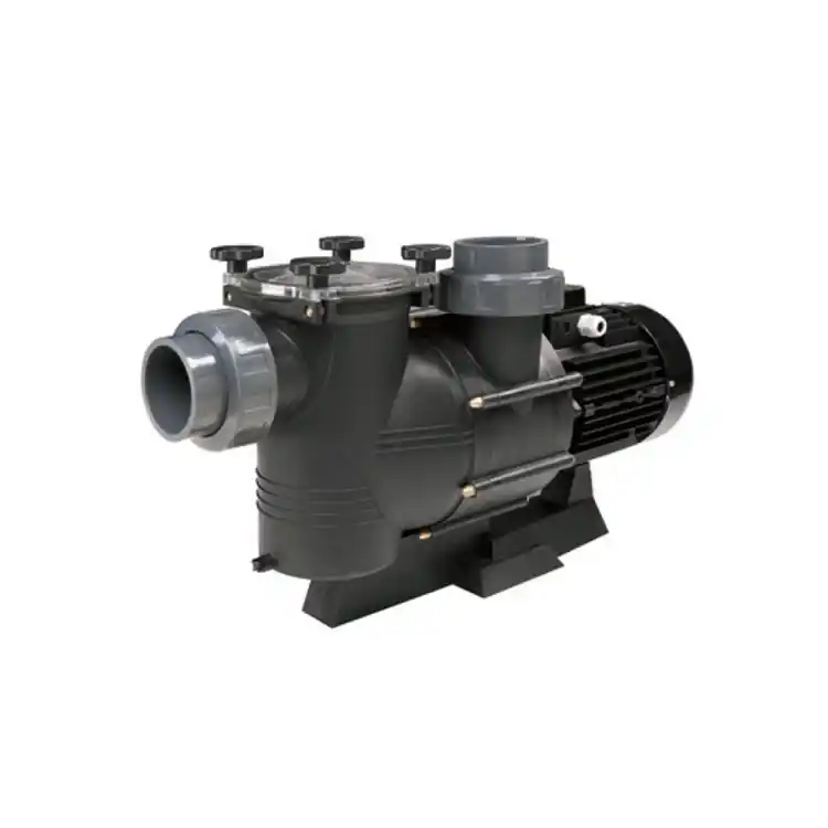 Rote Pumpe mit Vorfilter (Kunststoff) Neue Ware