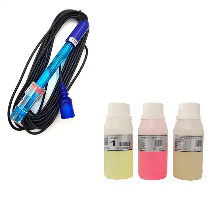 pH-Kit (pH-Elektrodenlösungen pH7- pH4) - Kabel 5 m Kracherpreis