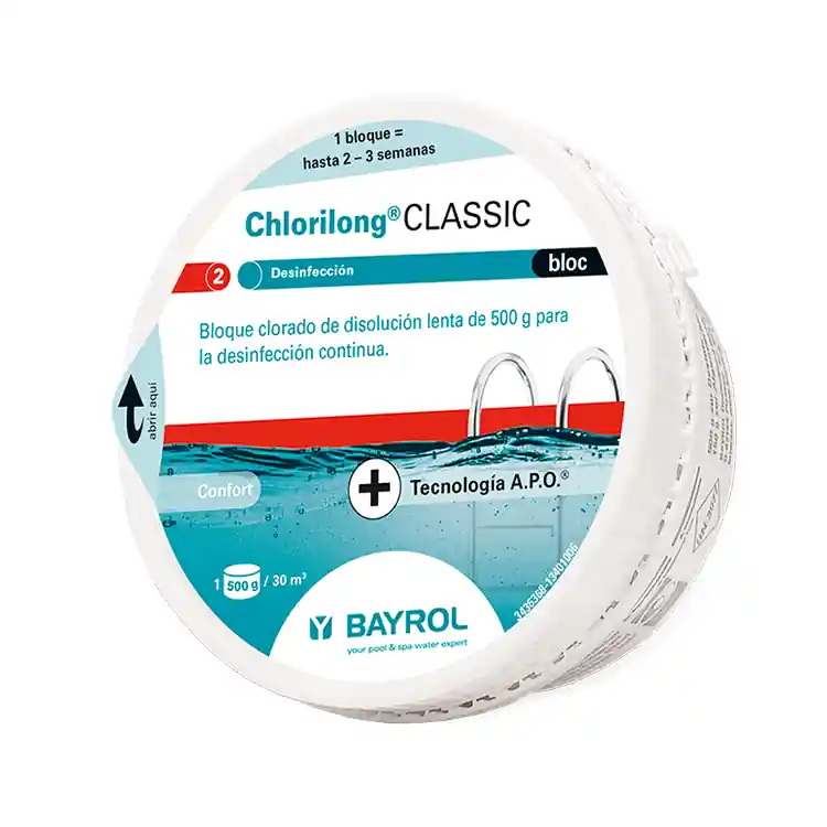 Kostenloser Rückversand Chlorilong® CLASSIC Block Bayrol 0,5 Kg