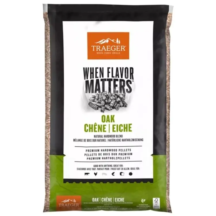 Eichenholzpellets 9 kg Traeger Sichere Zahlung