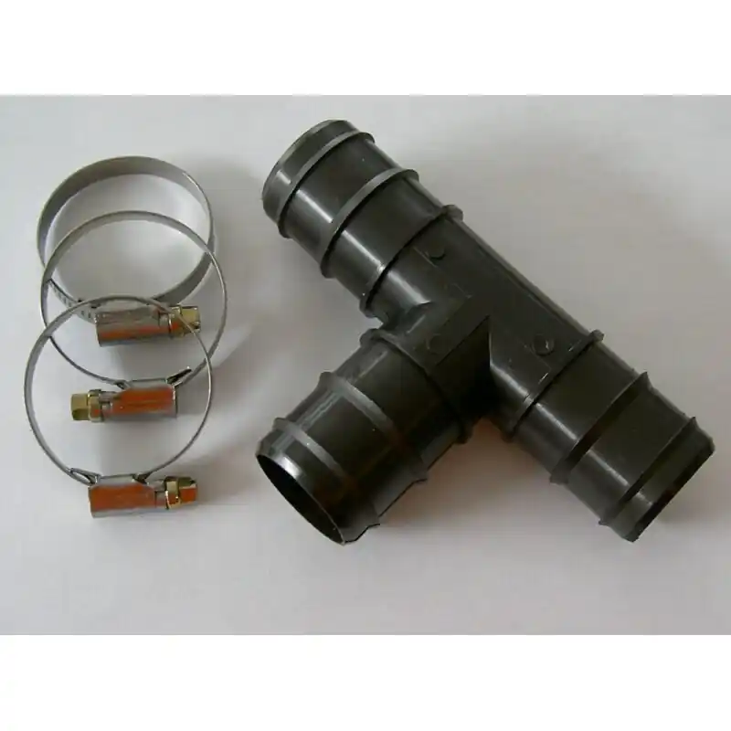 Markenware T-Stück für Schlauch 32 mm inkl. Edelsstahlschellen