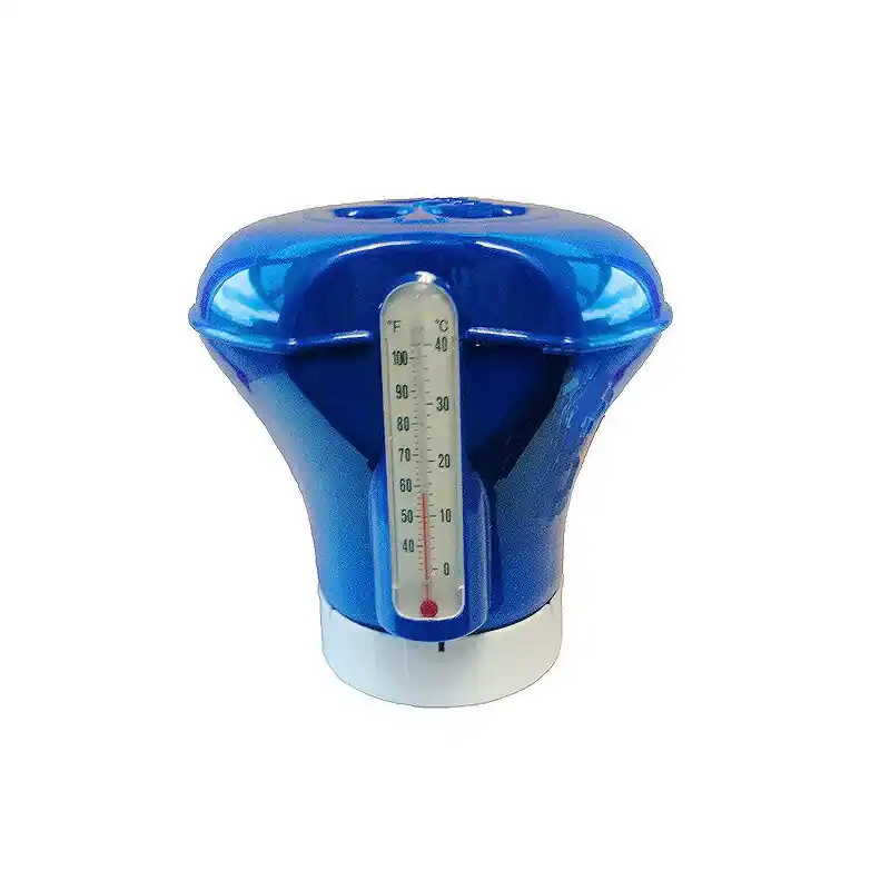 Dosierschwimmer blau mit Thermometer Echt