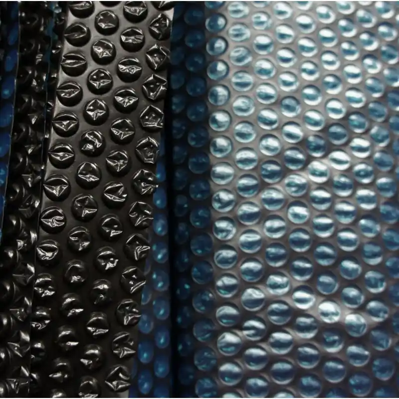 Rabatt Solarfolie blau-schwarz rund 4,00 m