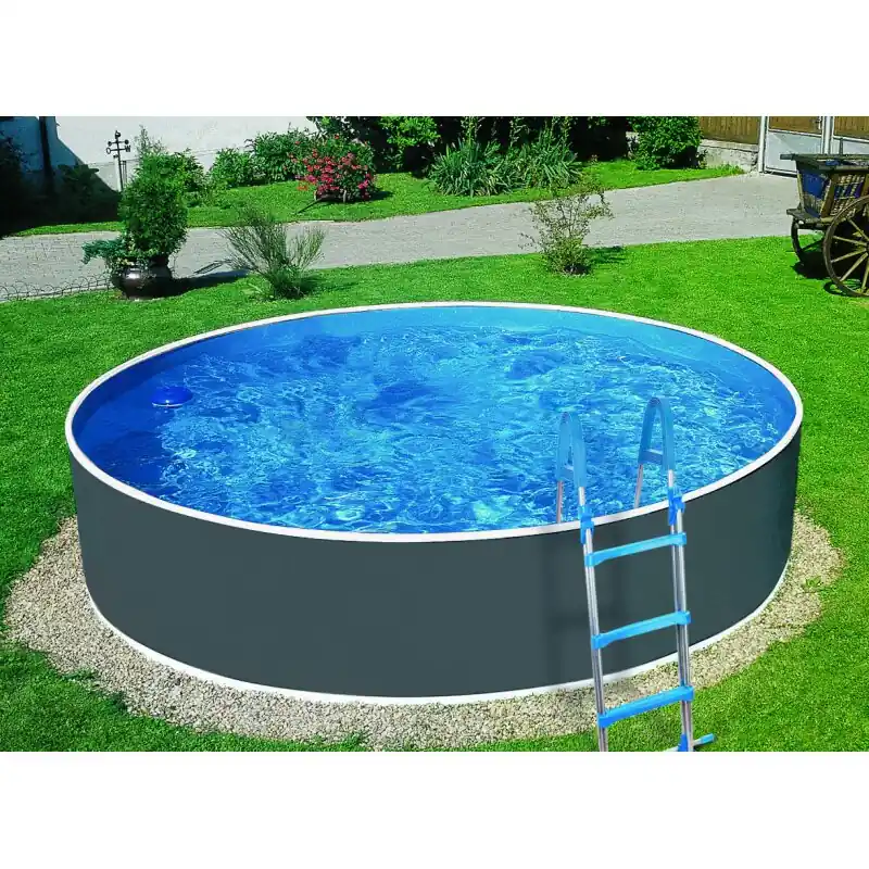 Direktkauf Schwimmbecken anthrazit 5.00 m x 1.20 m