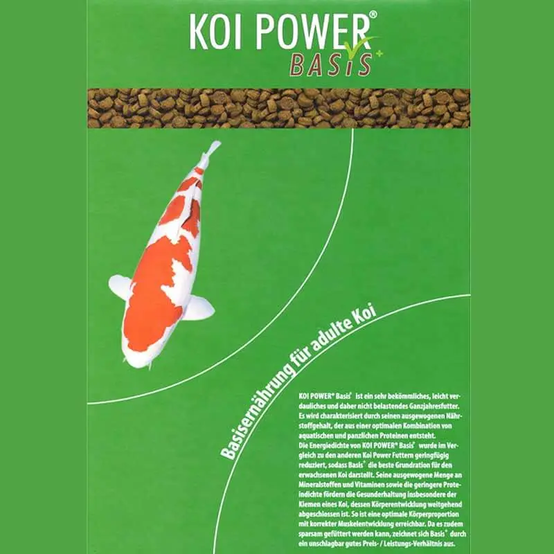 Begrenztes Angebot Koi Power Basis+ Koifutter