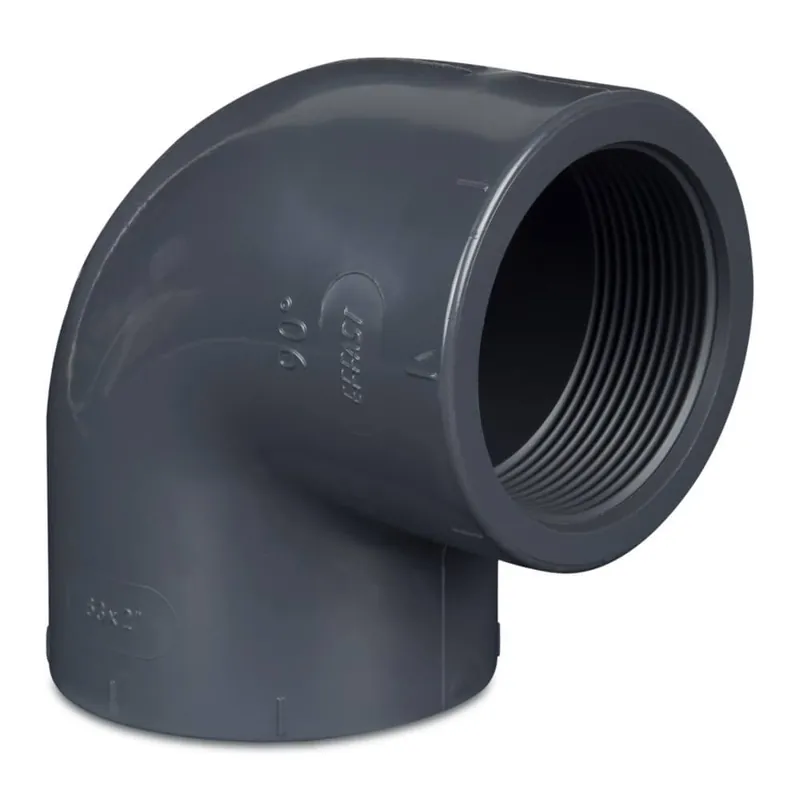 Kostenloser Versand PVC Rohr Winkel 90° mit Innengewinde