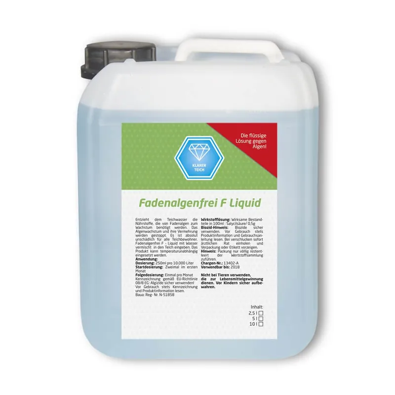 Pond Police Fadenalgenfrei F Liquid Teichwasserpflege Neue Kollektion