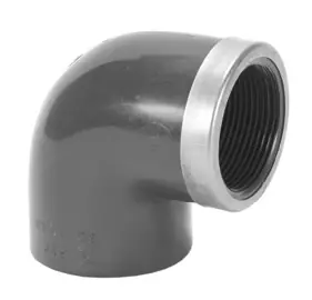 PVC-Winkel 90° verst. 50 x 1 1/2" IG Knallerangebot
