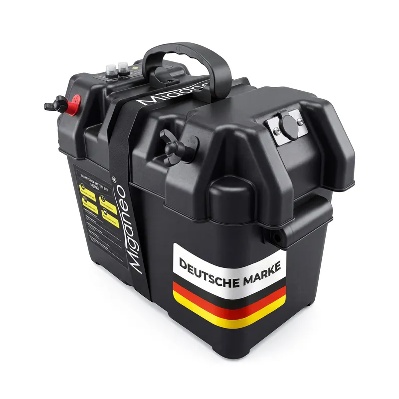 Kostenloser Rückversand Miganeo Batteriebox für TRS Motoren | 33,5 x 18,5 x 22 cm