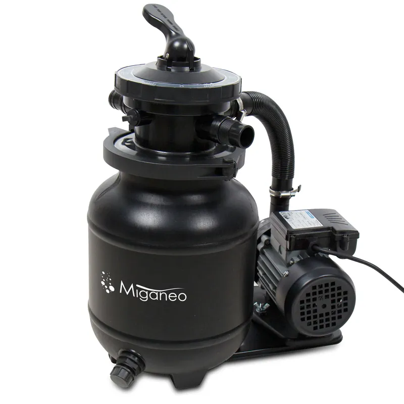Kracherpreis Miganeo Sandfilteranlage Dynamic 6500 Speed Clean | schwarz | 4,5 m³/h Leistung