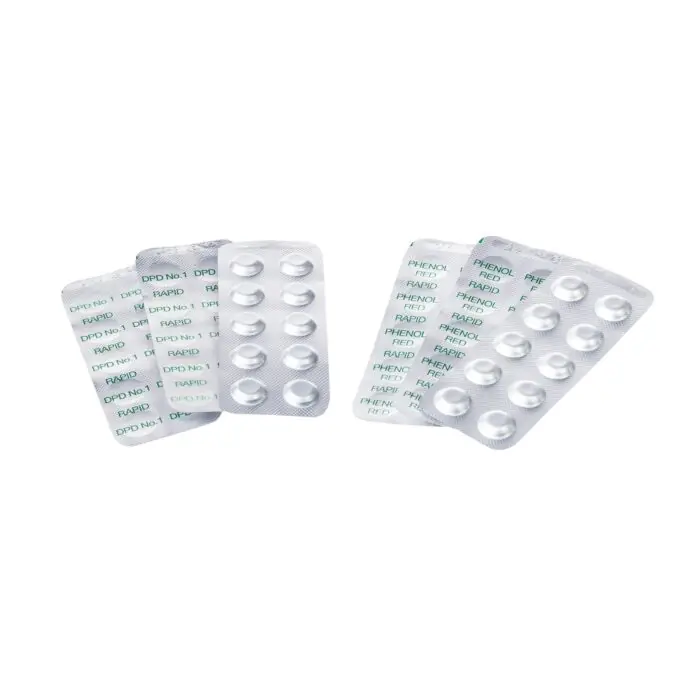 Zertifiziert Chlor/pH Testtabletten für Wassertestgerät, je 30 Stück (F176)