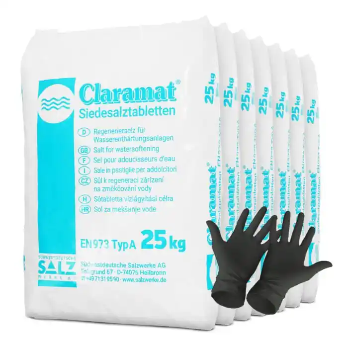 Begrenztes Angebot Claramat Siedesalztabletten 175kg