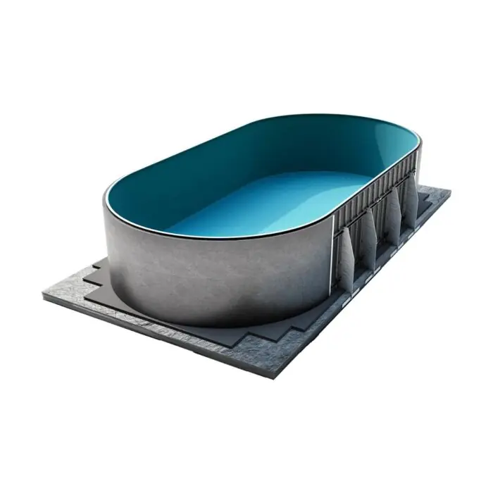 conZero Komplett System für Ovalformbecken 300 x 500 x 120 cm Kostenloser Versand