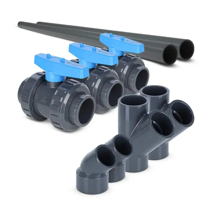 Pool Bypass System Basic 45° für PVC-U Verrohrung 50 mm Top-Angebot