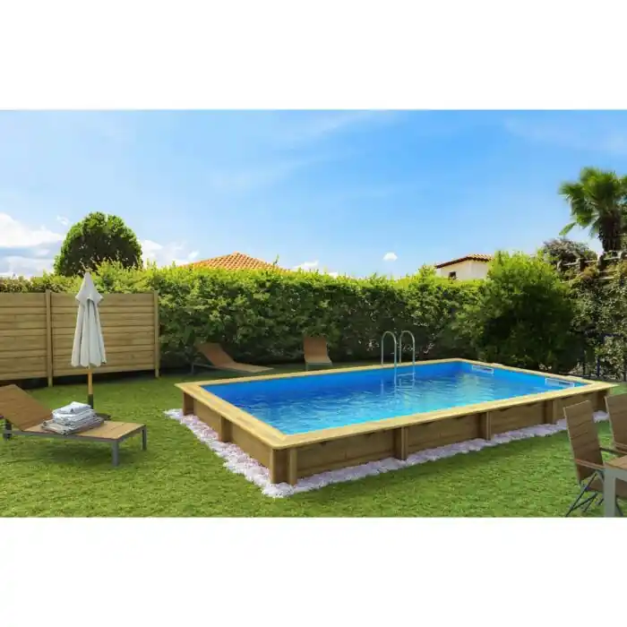 Holzpool Weva 600 x 300 x 146 cm KomplettSet Preisreduziert