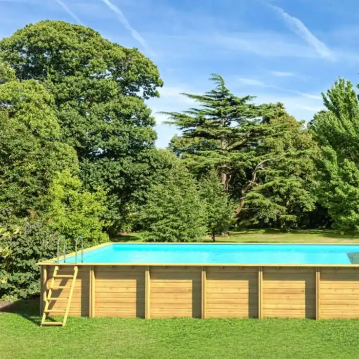Holzpool Weva 800 x 400 x 146 cm Premium KomplettSet Markenprodukt