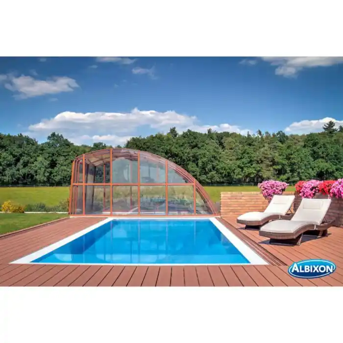 ALBIXON Überlauf Pool QBIG Benefit 3,00 x 7,00 x 1,35 m Kostenloser Versand