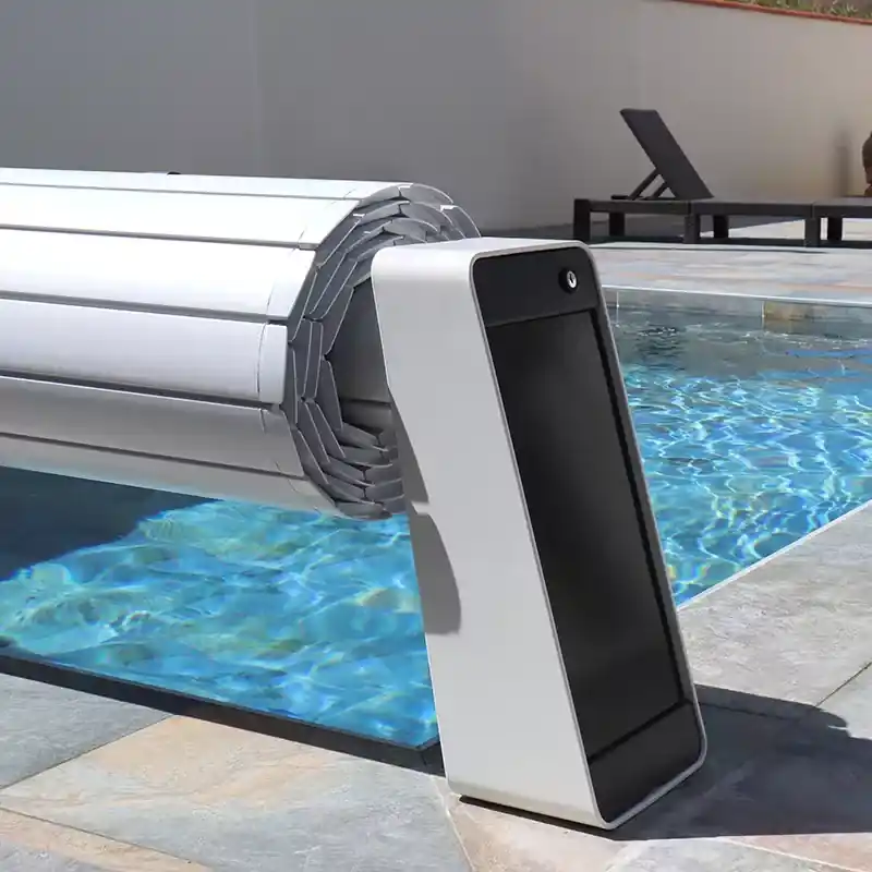 Astralpool Bellasun Cubierta solar automática de lamas elevada 6x3 metros Schnäppchen