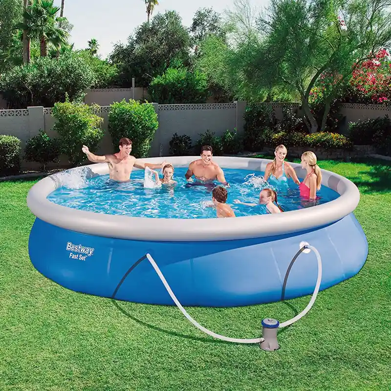 Ausverkauf Bestway Fast Set 457 x 84 cm Pool mit Filteranlage