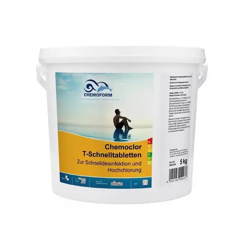 Kostenloser Rückversand Chemoclor T-Schnelltabletten BSF 20 g 5 kg