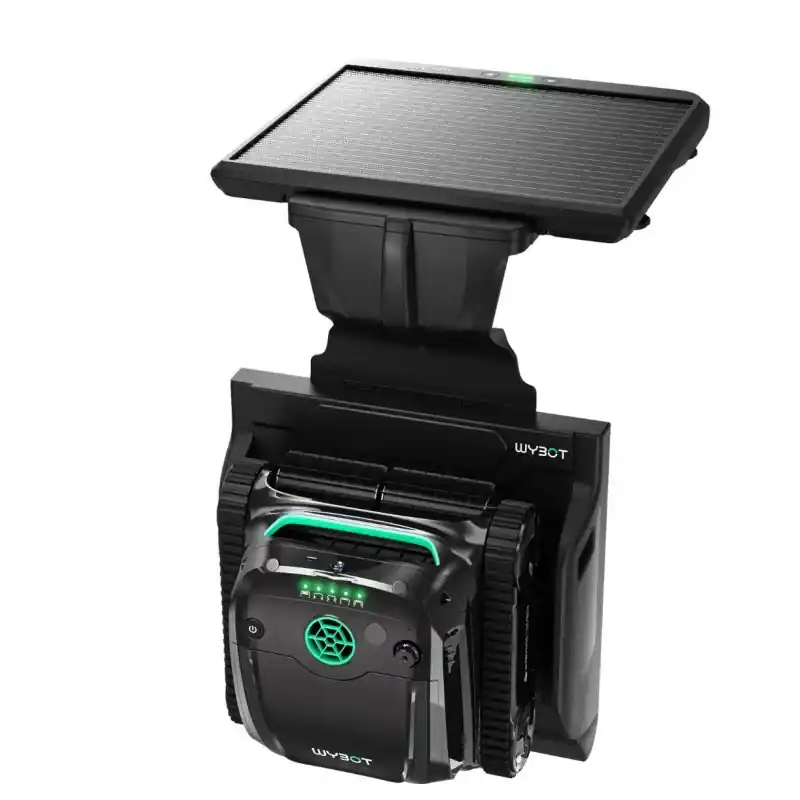 Akku Poolroboter WYBOT S2 Solar Vision Poolsauger Kabellos mit AI Kamera und Solarladestation Letzte Chance