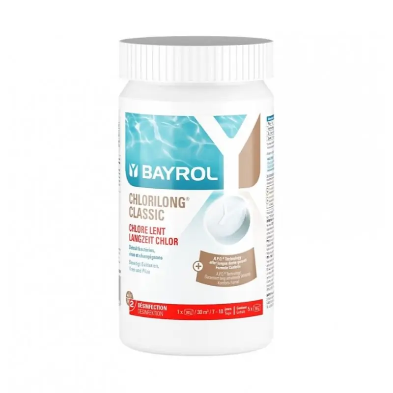 Neue Kollektion Chlortabletten BAYROL Chlorilong CLASSIC 1,25 kg Chlor Tabletten 200g