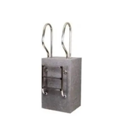 Sichere Zahlung Poolleiter Deluxe 2-teilig - V4A 4-stufig