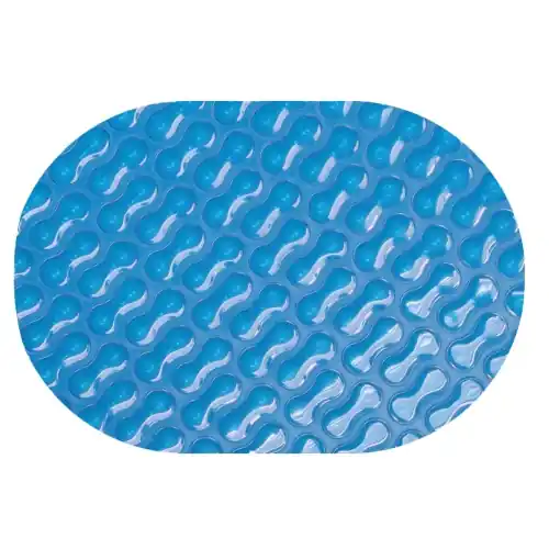 Gratis Versand Solarplane für Ovalbecken 500 µm darkblue GeoBubble 630 x 360 cm