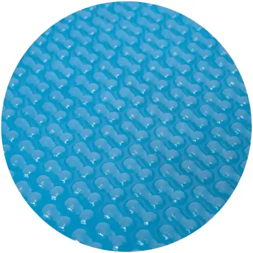 Garantierte Lieferung Solarplane für Rundbecken 400 µm Light Blue Geobubble 420 cm