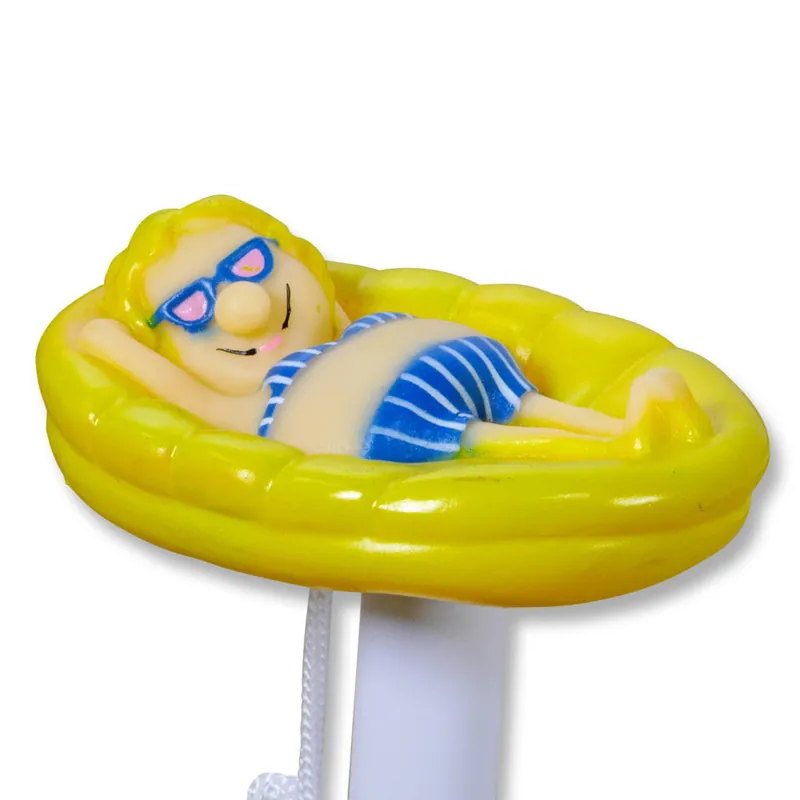 Mega-Angebot Thermometer mit Motiv Frau auf Luftmatratze