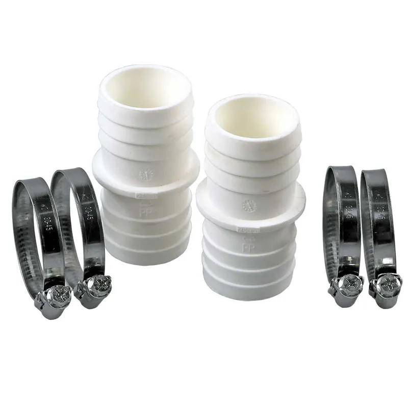 Finale Aktion 2 Stk. Schlauchverbinder Ø 38/38mm + 4 Edelstahlschellen