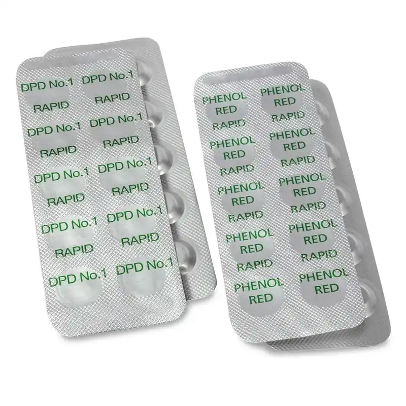 Kracherpreis 120 Tabletten für Pooltester Chlor/ pH-Wert (12 Streifen)
