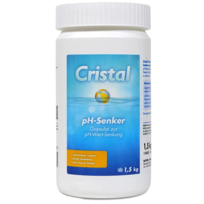 Echt CRISTAL pH-Senker Granulat 1,5 kg