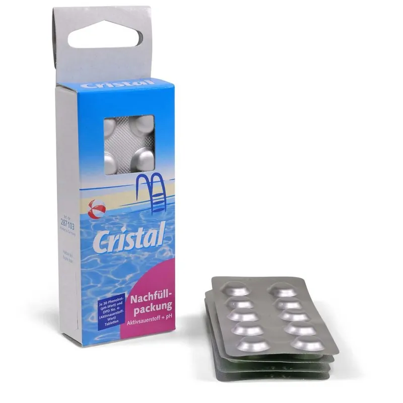 CRISTAL Ersatztabletten Sauerstoff + pH (2x 30 Stk.) Rabatt