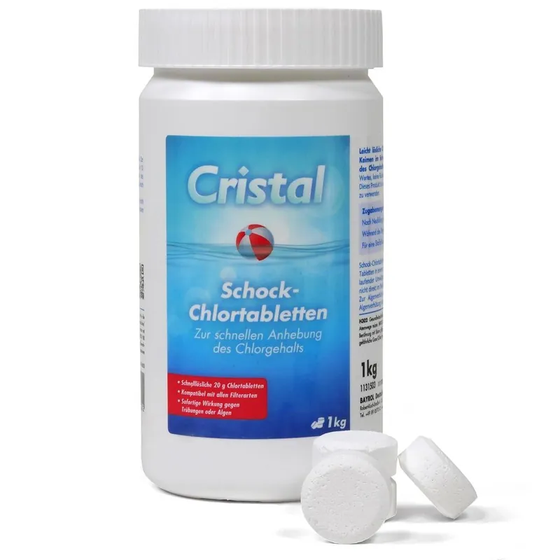 CRISTAL Schockchlortabletten (20g) 1,0 kg Billig
