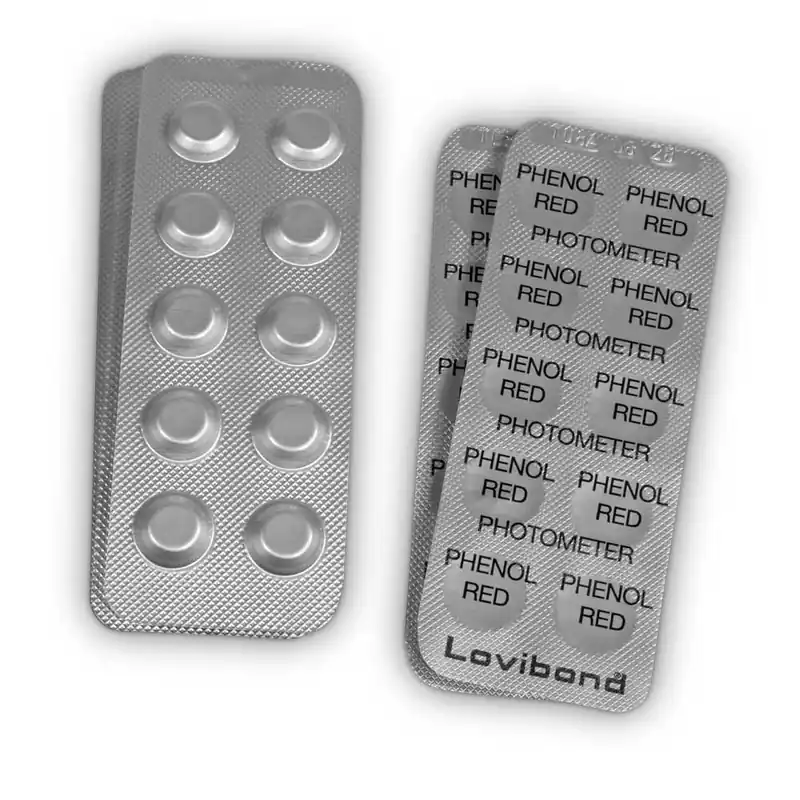 Neu Im Sortiment Phenol Red Photometer 50 Tabletten (5 Streifen)