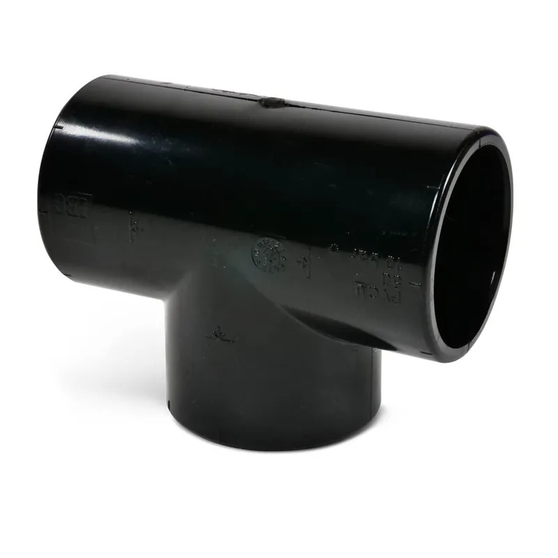 PVC T-Stück 90° d 50, schwarz Wochenendangebot