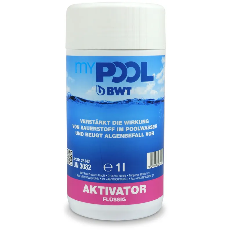 Markenprodukt myPOOL Sauerstoff Aktivator 1,0 l