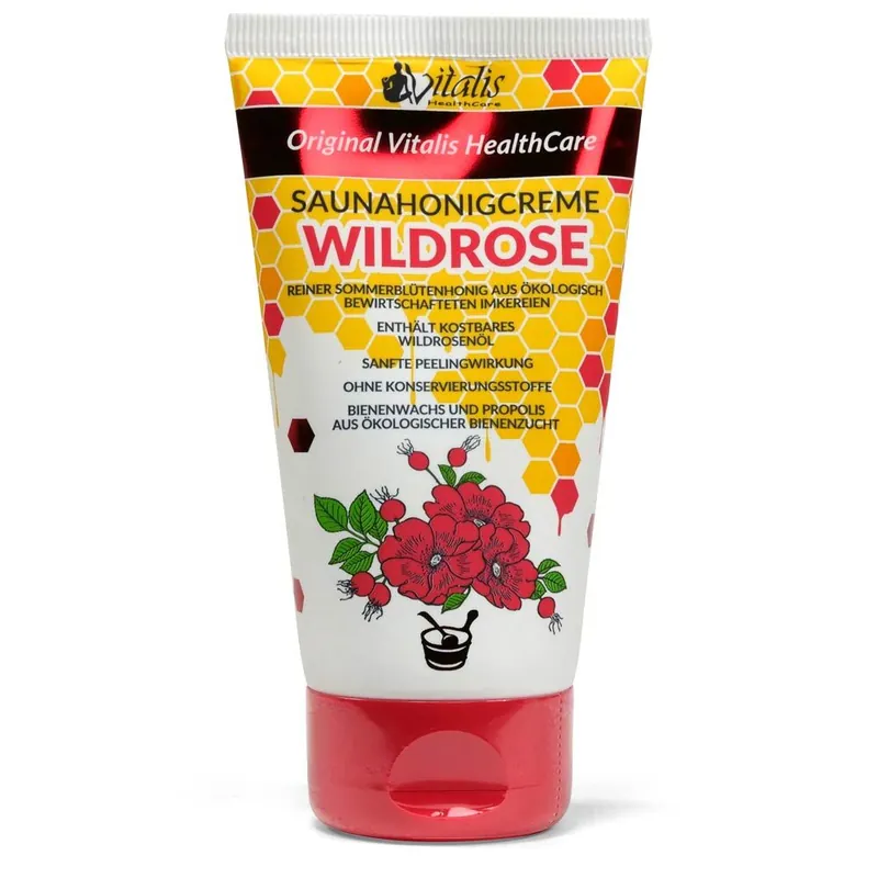 Saunahonigcreme Wildrose 150g Tube (120 ml) Saisonangebot