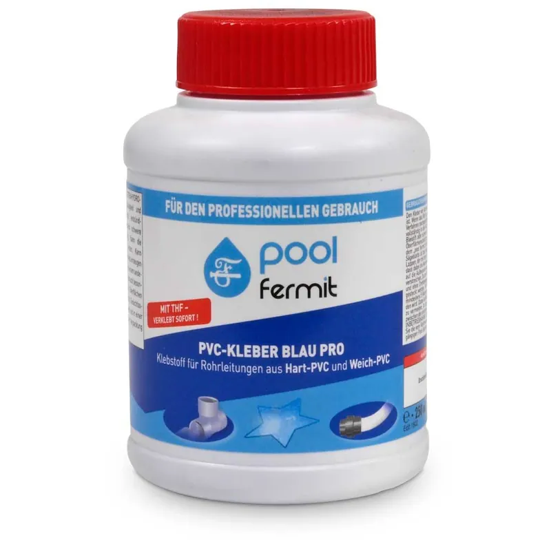 Fermit PVC-Kleber blau PRO 250 ml Dose Sofort Bestellen