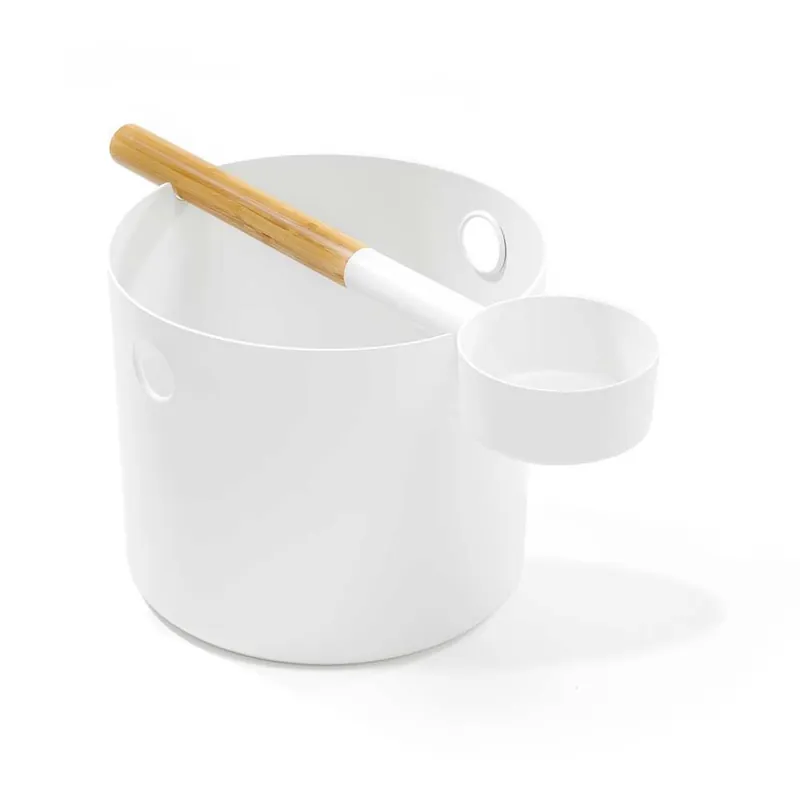 KOLO Sauna Kübel + Kelle Weiß Mega-Angebot