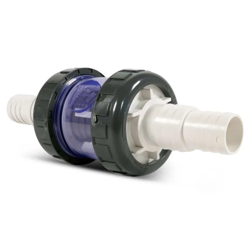 Rückschlagventil mit Schauglas d 38 + 32 mm, PVC-U Finale Aktion