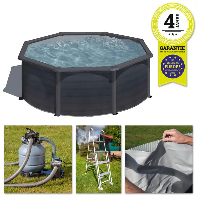 Sonderangebot Gre Rundbecken Kea Ø 3,50 x 1,20 m