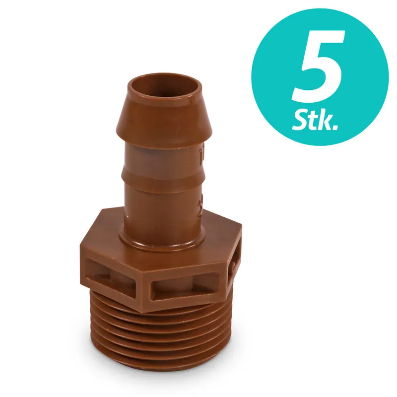 5 Stk. Rain Bird XFF Anschlussstück AG x 3/4'' Echt