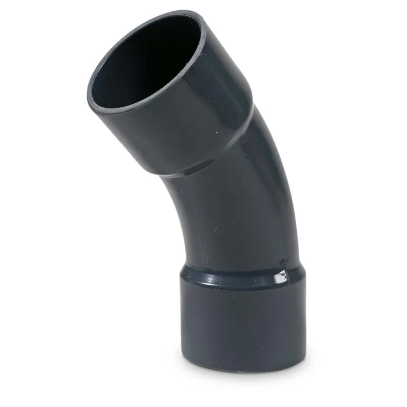 PVC-U Bogen 45° Ø 63 mm Klebemuffe Gratis Versand
