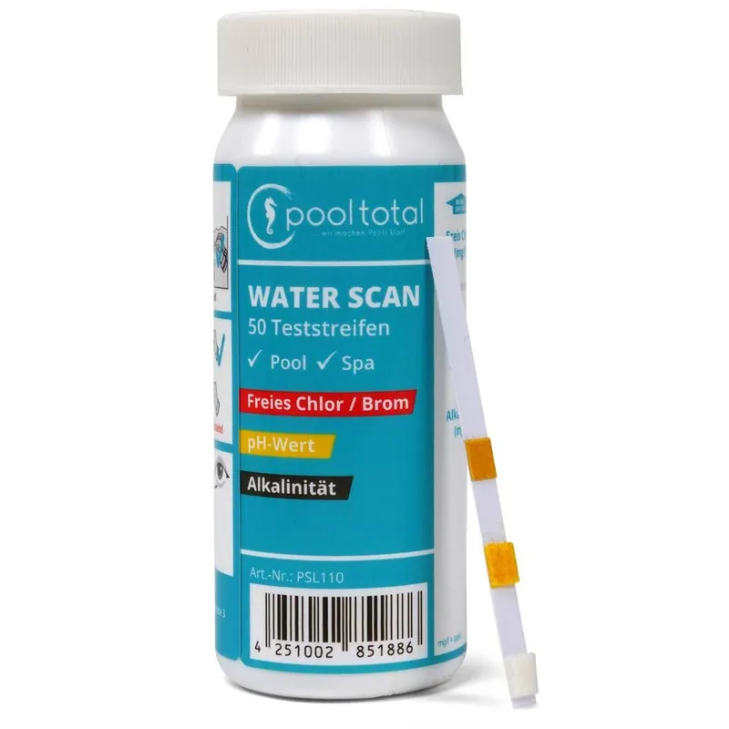 Water SCAN Teststreifen Chlor, pH + Alkalinität Must-Have