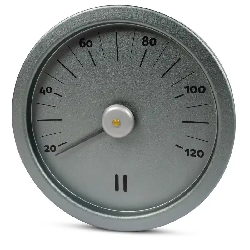 Markenware Rento Sauna Thermometer aluminium BLAU